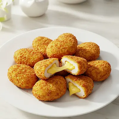 Cheesy Chicken Nuggets with Hidden Veggies